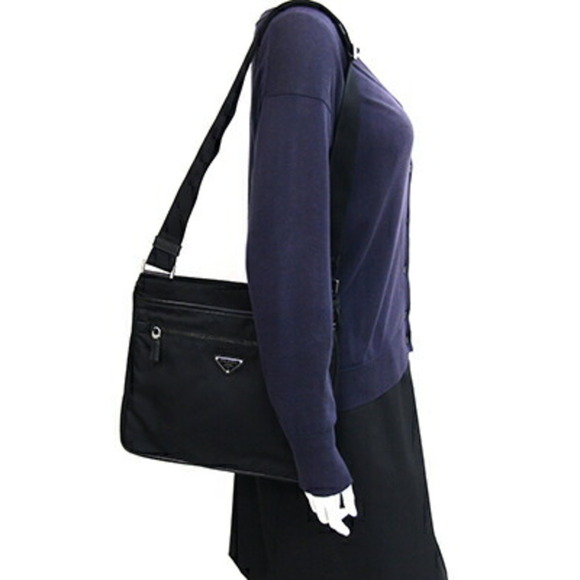 PRADA Black Leather Shoulder Bag - Picture 10 of 10